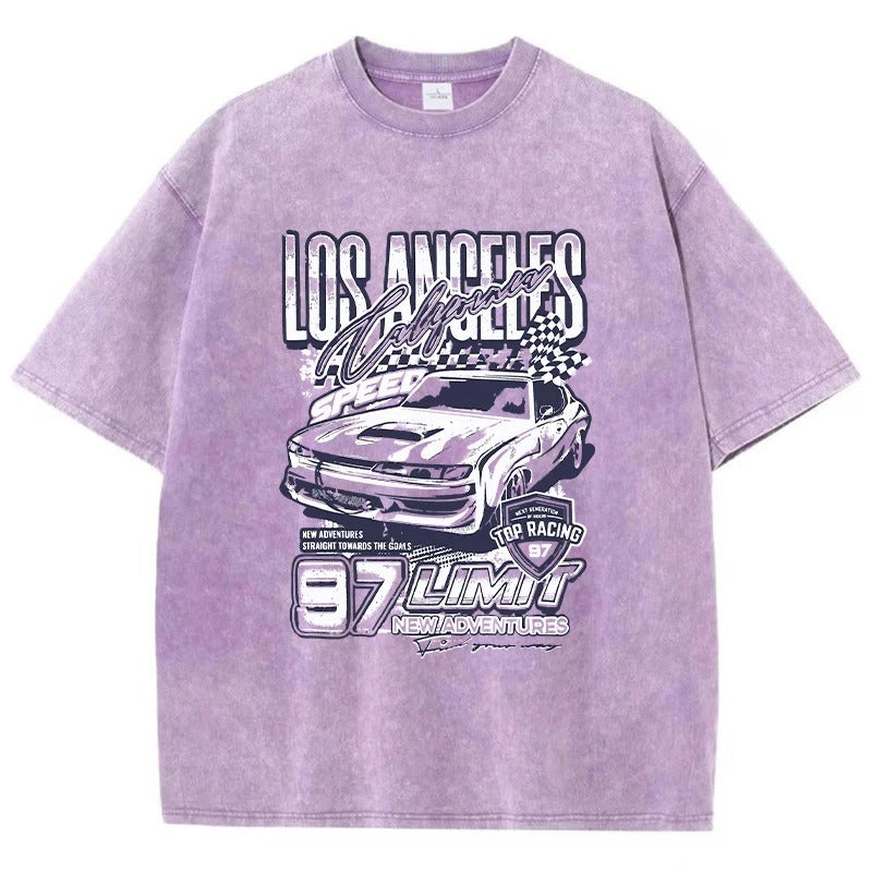 California Los Angeles Extreme Racing T-Shirt | Fashionable Crewneck Sports Tee | Cool Casual Shirt for Women